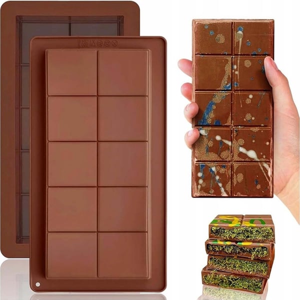 Silikonform Chokladkaka Dubai Choklad Bakform