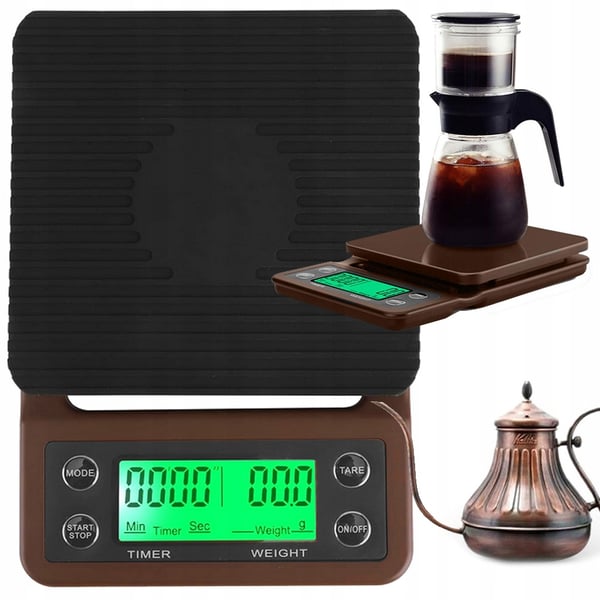 Køkkenvægt Kaffevægt 0,1g/5kg Kompakt og Præcis