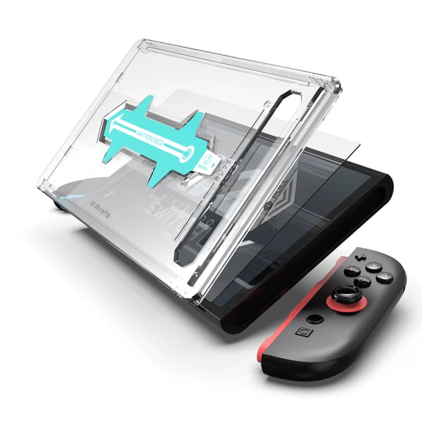Härdat glas skärmskydd för Nintendo Switch 2 – 9H reptåligt, enkel, bubblfri montering
