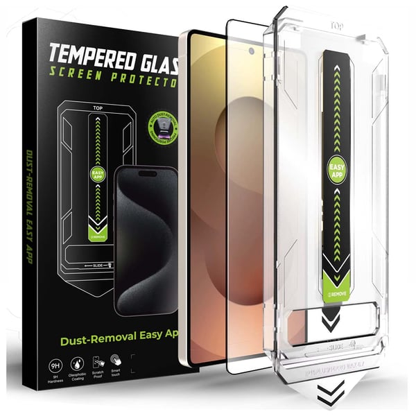 Herdet glass skjermbeskyttelse for Samsung Galaxy S25 Plus – 9H ripebestandig, enkel, boblefri montering