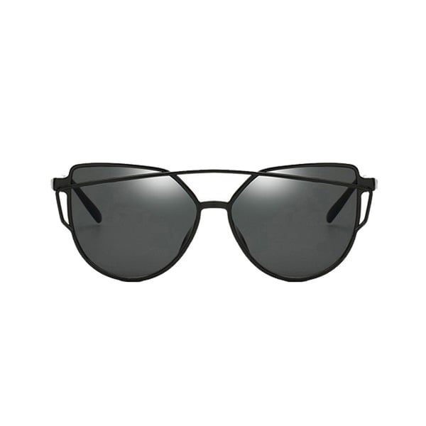 Retro solbriller Black Dark Glass + Senile String