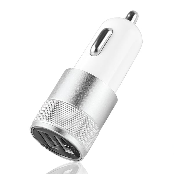 Universal bil oplader med dobbelt USB 3.1A