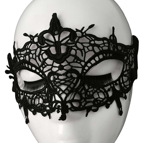 Venetian Eye Mask in Lace - Lace Mask Masked Halloween