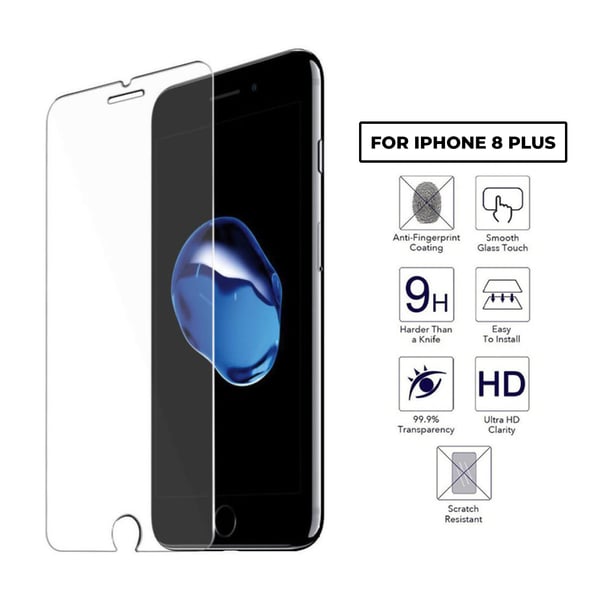 iPhone 7 Plus HD Skärmskydd Härdat Glas