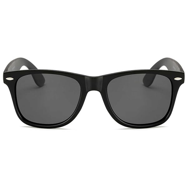 Retro Wayfarer Solglasögon Mattsvart
