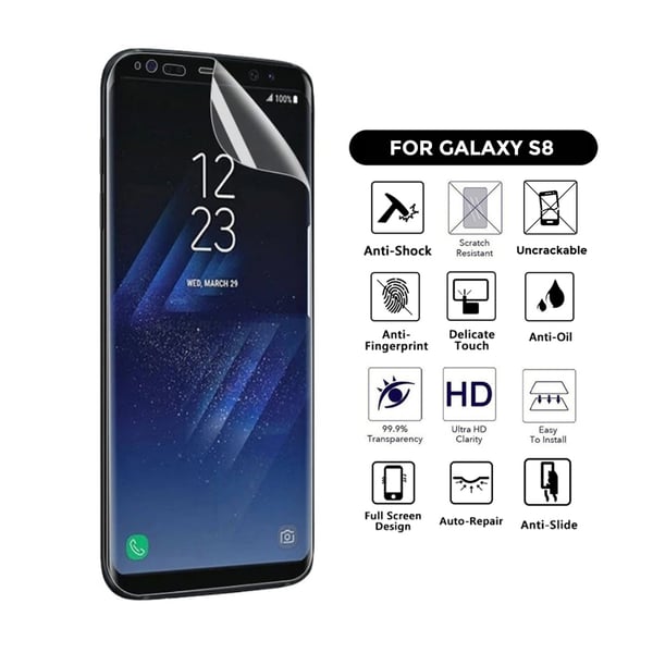 Heltäckande Galaxy S8 Skärmskydd Nanoedge Heltäckande Galaxy S8 Skärmskydd Nanoedge