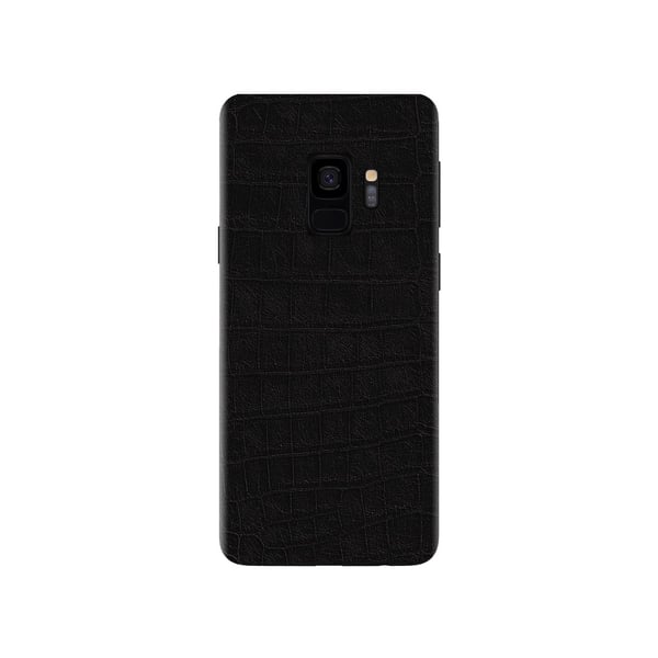 Galaxy S9 Krokodilskinn Skyddsplast Skin Wrap Baksida