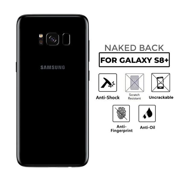 Samsung Galaxy S8 plus läpinäkyvä ihonsuoja muovinen selkä Samsung Galaxy S8 plus läpinäkyvä ihonsuoja muovinen selkä