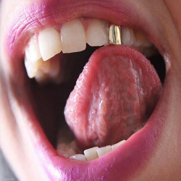 Svart Grillz för en Tand – A$AP Hiphop Tandsmycke