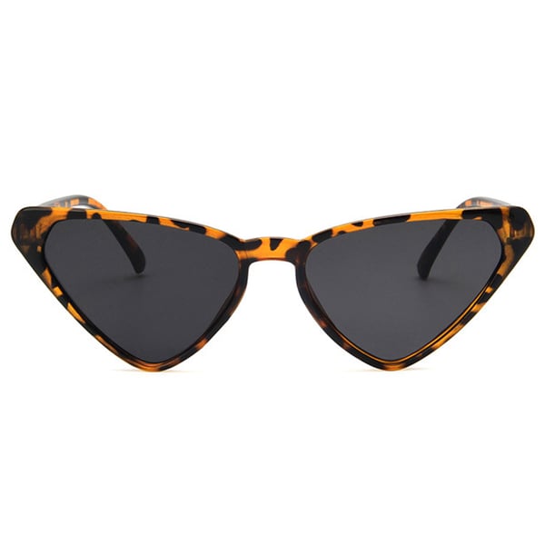 Brun leopard solbriller brunt glas