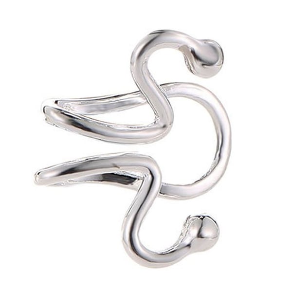 Fake helix tragus lävistykset korvat korvakorun korvan mansetti ilman reikiä hopeaa