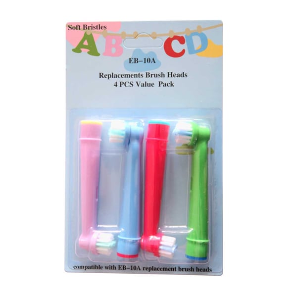 4-Pack Oral-B -lapsen Lapsi EB-10A-yhteensopiva hammasharjapää