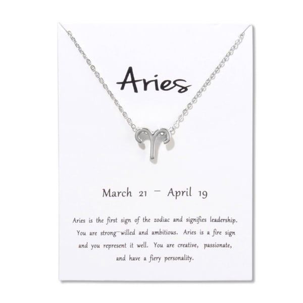 Gåvohalsband Stjärntecken Väduren Aries Halsband