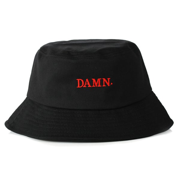Svart fiskehatt bøttehatt Kendrick Damn