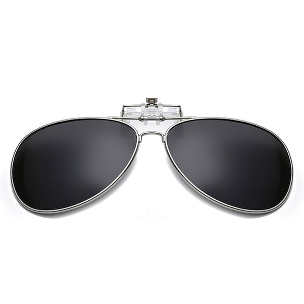 Clip -on Pilot -aurinkolasit mustat - kiinnitetty olemassa oleviin laseihin!