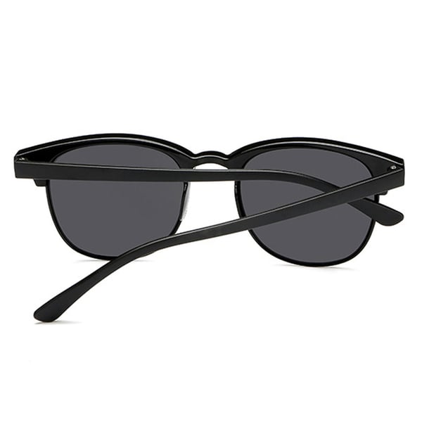 Black Clubmaster solbriller Blue Mirror Glass + Senile ledning