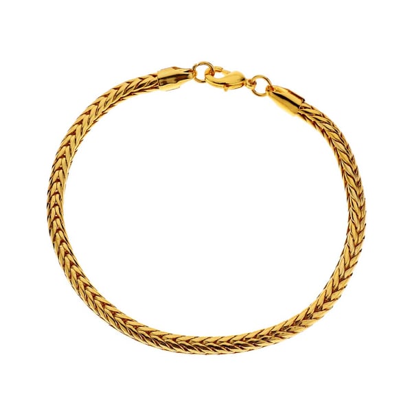 Armband Kedja i Guld Herrarmband Länk Guldkedja