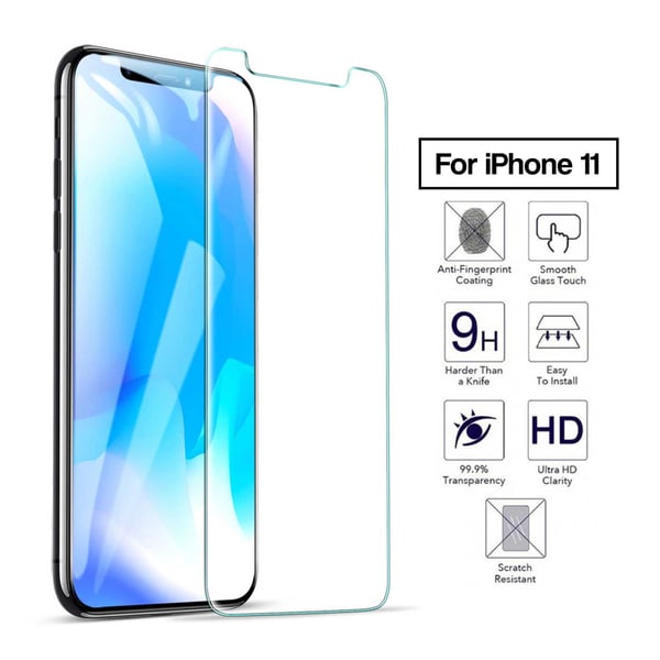 iPhone 11 HD Skärmskydd Härdat Glas