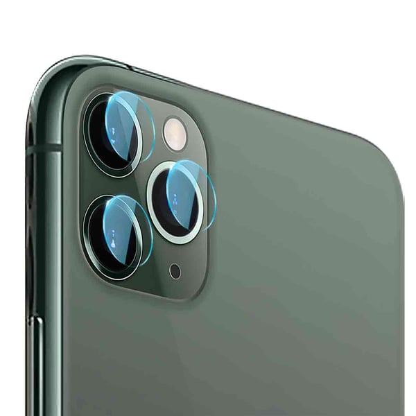 2-Pack iPhone 11 Pro Max Skydd för Kamera Linsskydd Kameralins