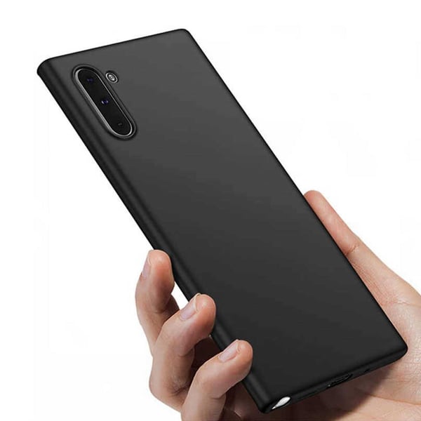 Tunt Svart Galaxy Note 10 Skal Mobilskal 1mm TPU