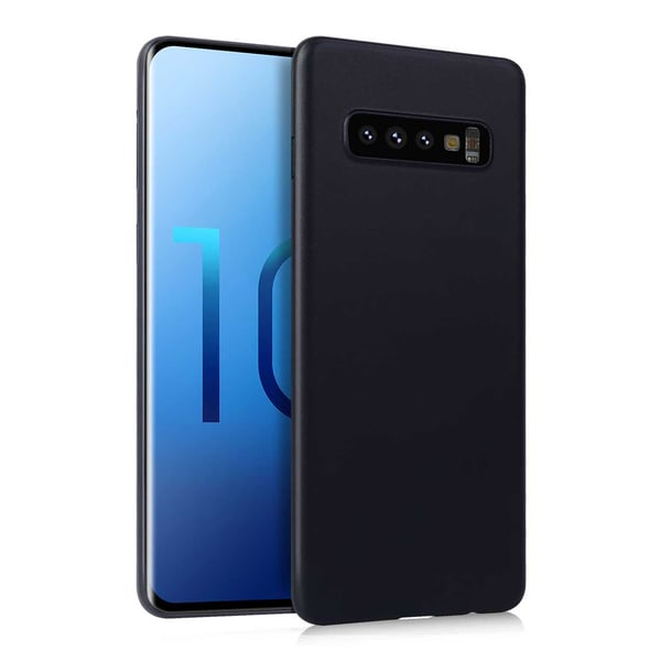 Tunt Svart Galaxy S10 Skal Mobilskal 1mm TPU