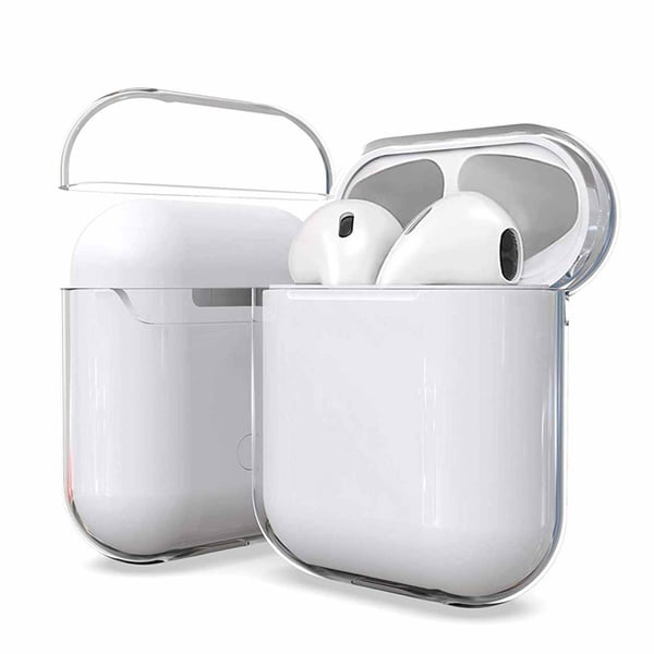 Gjennomsiktige Apple AirPods 1/2 sak vedvarende beskyttelsessak Gjennomsiktige Apple AirPods 1/2 sak vedvarende beskyttelsessak