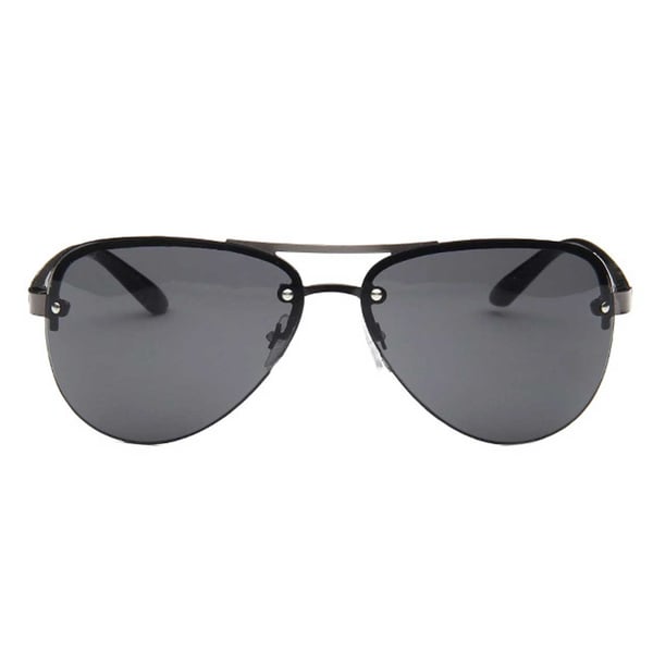 Moderna Svarta Pilotglasögon Aviator Solglasögon