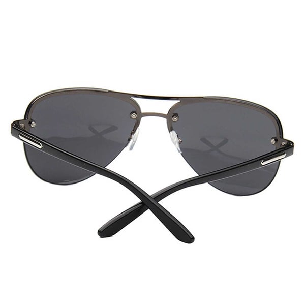Moderna Svarta Pilotglasögon Aviator Solglasögon