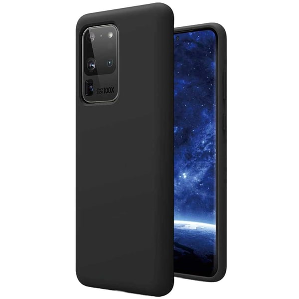 Tunt Svart Galaxy S20 Ultra Skal Mobilskal 1mm TPU