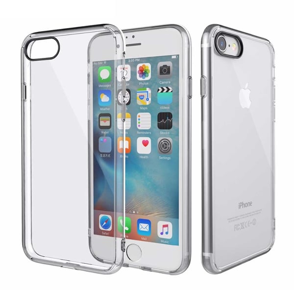 Tunt Genomskinligt Mobilskal iPhone 8 Transparent
