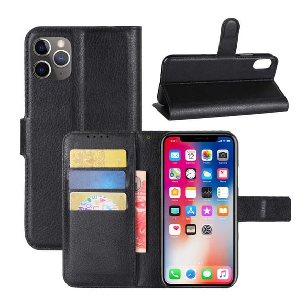 iPhone 11 Pro Max Wallet Case Black Leather Leather Case iPhone 11 Pro Max Wallet Case Black Leather Leather Case