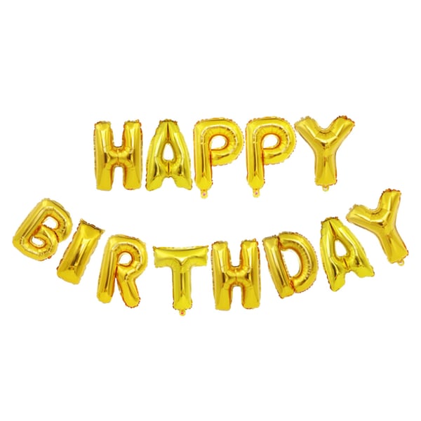 Happy Birthday Ballonger Fest Födelsedag Kalas Guld Happy Birthday Ballonger Fest Födelsedag Kalas Guld