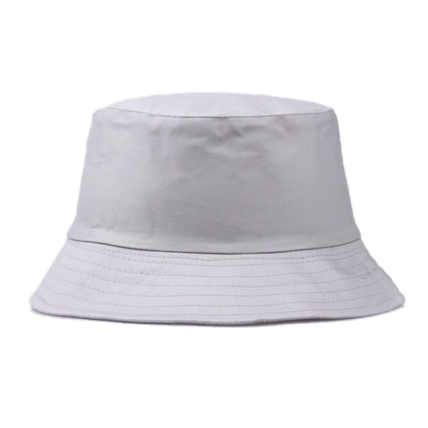 Grå Fiskehatt Bucket Hat Mössa Hatt