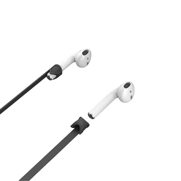 Apple AirPods nakkestropp stroppstreng heng rundt halsen - svart