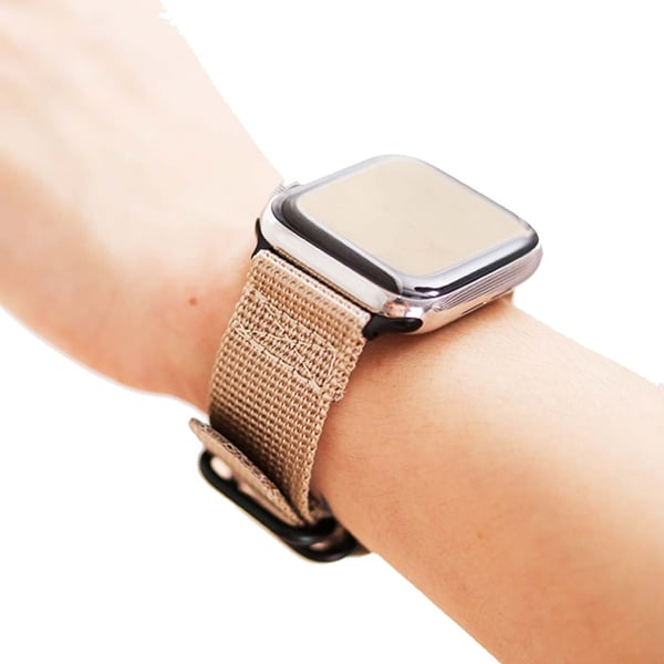 Apple Watch 1/2/3/4/5/6/7/Se 42/44/45 Nylon armbånd NATO -armbånd