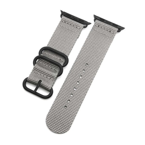 Apple Watch 1/2/3/4/5/6/7/SE 42/44/45 Nylon Armbånd NATO Armbånd