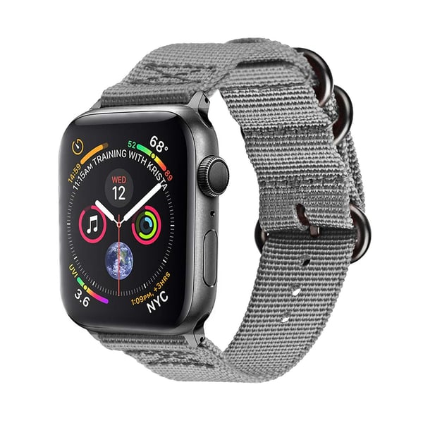 Apple Watch 1-8/SE/Ultra 42/44/45/49 Nylonarmband Natoarmband
