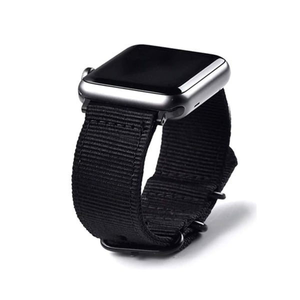 Apple Watch 1/2/3/4/5/6/7/Se 42/44/45 Nylon armbånd NATO -armbånd