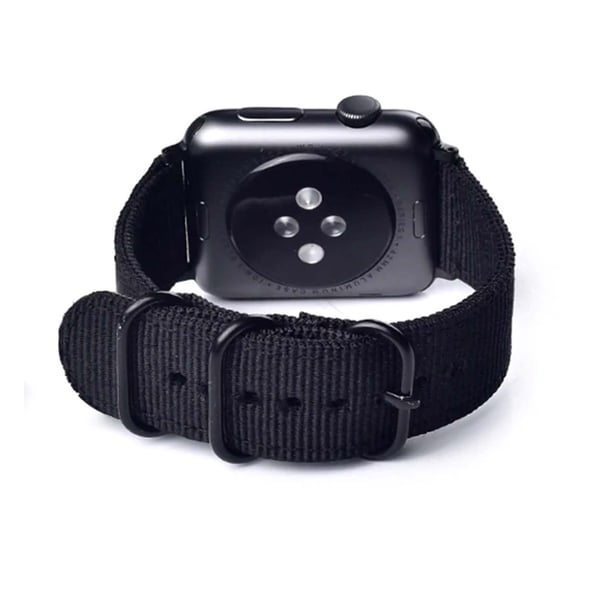 Apple Watch 1/2/3/4/5/6/7/Se 42/44/45 Nylon armbånd NATO -armbånd