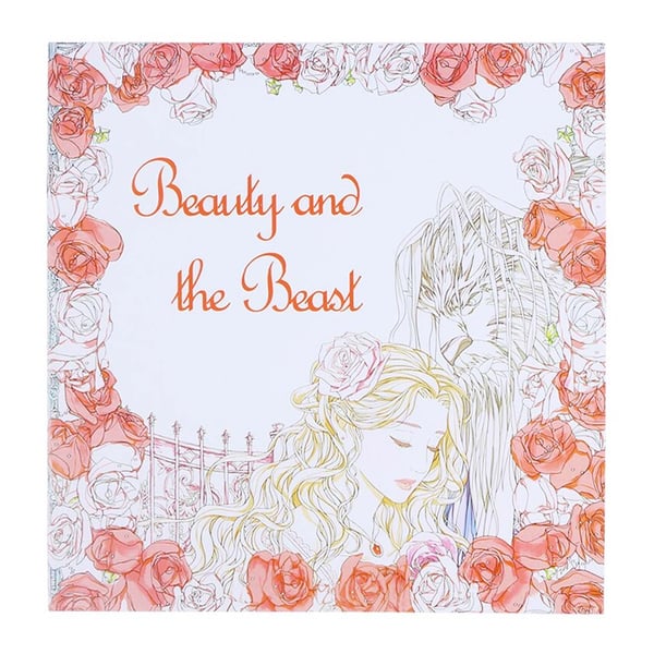 Målarhäfte Mindfulness Avslappning Anti-Stress Beauty and Beast
