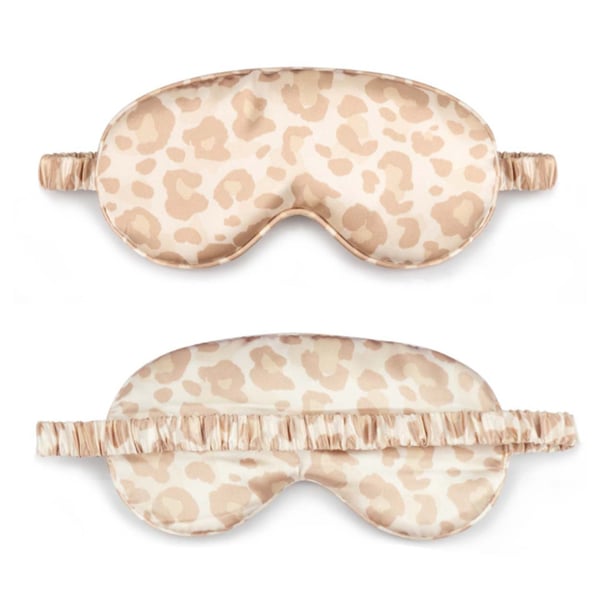 Mjuk Sovmask Ögonmask i Silke Flyg Resor – Leopard