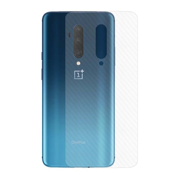 OnePlus 7T PRO Carbon Fiber Vinyl Skin Decal Beskyttelsesfilm Tilbage