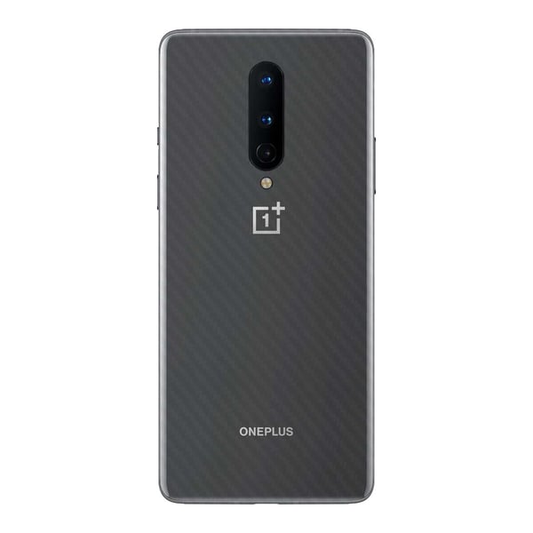 3-pack OnePlus 8 Karbonfiber Vinyl Skin Protective Film Back Carbon