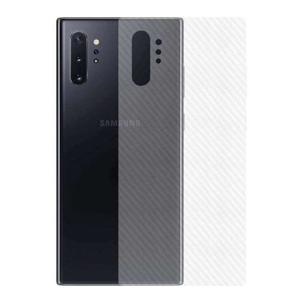 3-pack Galaxy Note 10 Plus karbonfiber hudbeskyttelsesfilm tilbake 3-pack Galaxy Note 10 Plus karbonfiber hudbeskyttelsesfilm tilbake