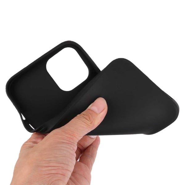 iPhone 14 Pro Max Tunt Mobile Shell 1mm TPU Svart