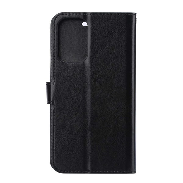 Galaxy S20 Wallet Case Black Leather Leather Case
