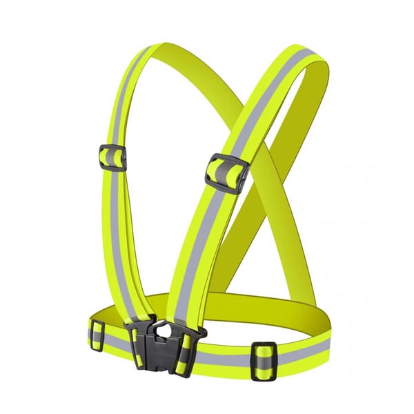 2-pack Neon Green Reflex -liivirefleksivaljaat pyöräilyyn