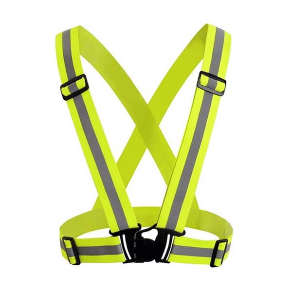 2-pack Neon Green Reflex -liivirefleksivaljaat pyöräilyyn