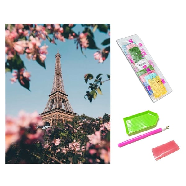 Diamond Painting Diamantmålning Paris Eiffel 30×40 Diamond Painting Diamantmålning Paris Eiffel 30×40