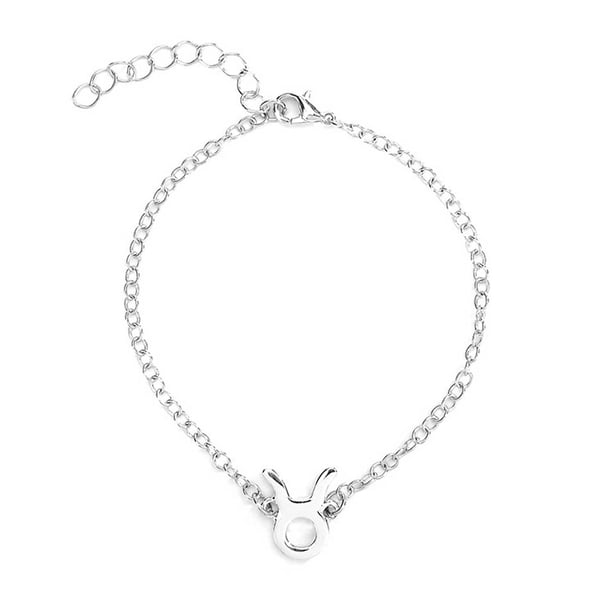 Gave armbånd stjerne tegn ox taurus armbånd sølv